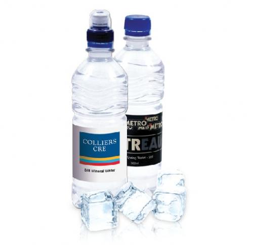 500ml Promotional Bottled Water - Screw Top Or Sports Top